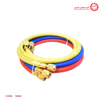 شلنگ شارژ گاز کولر - شیلنگ منیفولد شارژ گاز 1/5 متر