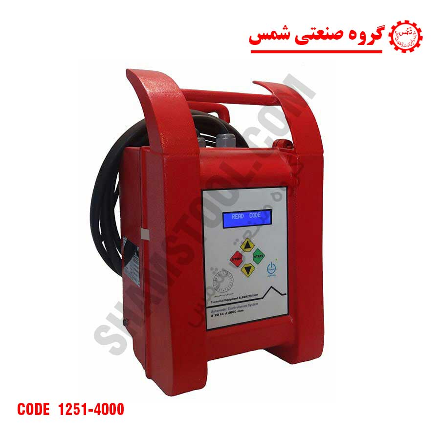 دستگاه جوش الکتروفیوژن 25 - 4000 میلیمتر دستگاه جوش الکتروفیوژن سایز 25 الی 4000 میلیمتر