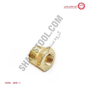 تبدیل برنجی 1/2 به 1/4 درجه تست هیدراستاتیک 16 بار تبدیل برنجی درجه فشار مقطع 1/4 به 1/2